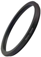 YAMAFOO 58mm to 52mm Step-up Ring/Step Down Rings Filter Adapter for All Brands UV ND CPL Metal Ring Step-Up Rings Adapter Filter,Black (58-52)