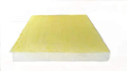 Paint Booth Exhaust Filter Pad, 20"x 20"x 2.5"(50 Pack), Spray Booth Filter, Fiberglass Paint Arrestor for Air Filter System(22 Gram)