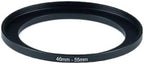 YAMAFOO 46mm to 55mm Step-Up Ring/Step Down Rings Filter Adapter for All Brands UV ND CPL Metal Ring Step-Up Rings Adapter Filter,Black (46-55)