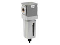 Parker Hannifin P32FB92ESMN Series P32FB Aluminum Global Modular Compact Particulate Filter, 5 µ Element, Metal Bowl with Sight Gauge, Manual Drain and Without Mounting Bracket, 1/4" NPT Port