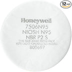 Honeywell N Series 7506N95 Particulate Filters, 12 Pack (10/PK)