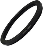YAMAFOO 62mm to 55mm Step-Up Ring/Step Down Rings Filter Adapter for All Brands UV ND CPL Metal Ring Step-Up Rings Adapter Filter,Black (62-55)