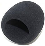 ienza® Windscreen for Blue Yeti Foam - Also Fits Other Large Microphones Such as MXL, Audio Technica and More - Quality Sponge Material to Act as a Pop Filter for Your Mic (Black)