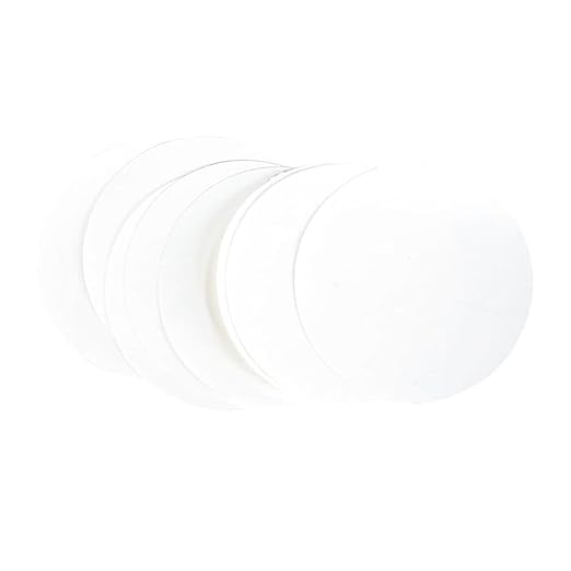 Hydrophilie PTFE Membrane Filter,PTFE Disc Membrane Micrometer Filter,Hydrophilicity Polytetrafluoroethylene Microporous Micron Millipore Filtration,50 Sheet/Pack (50mm Diameter,5.0µm Pore Size)