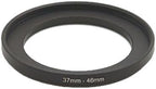 YAMAFOO 37mm to 46mm Step-Up Ring/Step Down Rings Filter Adapter for All Brands UV ND CPL Metal Ring Step-Up Rings Adapter Filter,Black (37-46)