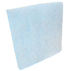 HVAC/Air Filter Media Roll, Blue/White MERV6 Polyester Media - 1 inch x 24 inch x 10 Foot