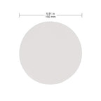 Labasics Qualitative Filter Paper Circles, 150 mm Diameter Cellulose Filter Paper with 15-20 Micron Particle Retention Medium Filtration Speed, Pack of 100