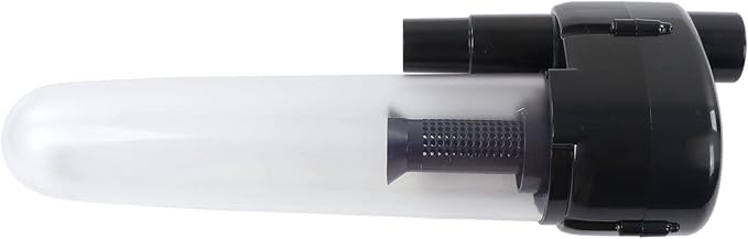 Vacuum Cleaner Filter Dust Collector ABS with 2pcs Connector, Compact Design, Easy Installation - Motor Protection, Water Washable, Fits 32mm 34.5mm Hose