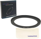 YAMAFOO 62mm to 72mm Step-Up Ring/Step Down Rings Filter Adapter for All Brands UV ND CPL Metal Ring Step-Up Rings Adapter Filter,Black (62-72)