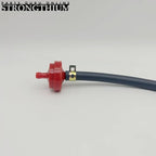 Strongthium Lawn Mower 1/4 Inch ID Inline Gas Fuel Filter 298090S Replacement for Briggs Stratton 298090 394358 1501729MA 4105 7024751YP 951-3013 x3 with Fuel Clamps x6