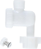 7/8'' Toilet Water Filter Adapter with SUS304 Mesh for 7/8 Toilet Tank Fill Valve and Bidet T Connector, 7/8 inch Male to 7/8 inch Female with Built-In Filter