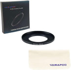YAMAFOO 40.5mm to 62mm Step-Up Ring/Step Down Rings Filter Adapter for All Brands UV ND CPL Metal Ring Step-Up Rings Adapter Filter,Black(40.5-62)