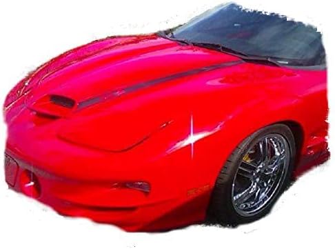 Ram Air Hood Stripes for 1994-2002 Pontiac Firebird Trans Am, Red (Navy Dark Blue)