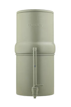 Boroux Compact Gravity-Fed Countertop Stainless Steel Water Filter System | 1.8 Gallons with 2 Authentic Black Foundation. Filters | Sage