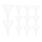 Veemoon 20pcs Short Stem Lab Funnels 60mm for Scientific Liquid Filling, Classroom and Laboratory Use, Chemical Filter Funnel Set