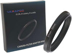YAMAFOO 37mm to 30mm Step-Up Ring/Step Down Rings Filter Adapter for All Brands UV ND CPL Metal Ring Step-Up Rings Adapter Filter,Black(37-30)