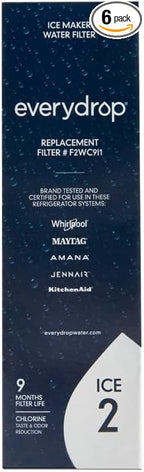 everydrop® by Whirlpool Ice Filter, F2WC9I1, Singl (Pack of 6)