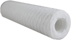 10 Micron 10 Inch x 2.5 Inch | 6-Pack String-Wound Polypropylene Whole House Sediment Replacement Cartridge | Compatible with Pentek CW-F, Hydronix SWC-25-1010 | Made in the USA, US Water Filters