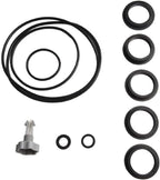 Sand Filter Pump Repair Kit with Air Release Valve O-Rings Seal Gasket Parts for Swimming Pool Equipment Maintenance Including L-Shaped O-Rings Tank Drain Valve Leaf Trap Replacement Components