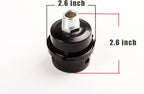 Air Compressor Silencer,Filter Thread Metal oil-less Intake Filter Air Filter Silencer Noise Muffler (3/8 PT 16mm)