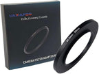 YAMAFOO 40.5mm to 58mm Step-Up Ring/Step Down Rings Filter Adapter for All Brands UV ND CPL Metal Ring Step-Up Rings Adapter Filter,Black (40.5-58)