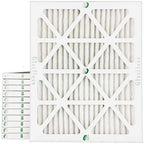 Glasfloss ZL 20x25x1 MERV 13 (FPR 10) Air Filters for AC and Furnace. Case of 12. Actual Size: 19-1/2 x 24-1/2 x 7/8