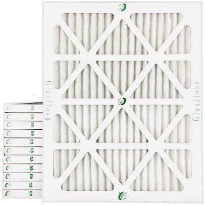 Glasfloss ZL 18x25x1 MERV 13 (FPR 10) Air Filters for AC and Furnace. Case of 12. Actual Size: 17-1/2 x 24-1/2 x 7/8