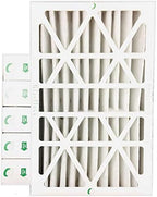 Glasfloss ZL 16x25x4 MERV 13 (FPR 10) 4" Inch Air Filters for AC and Furnace. Case of 6. Actual Size: 15-1/2 x 24-1/2 x 3-3/4