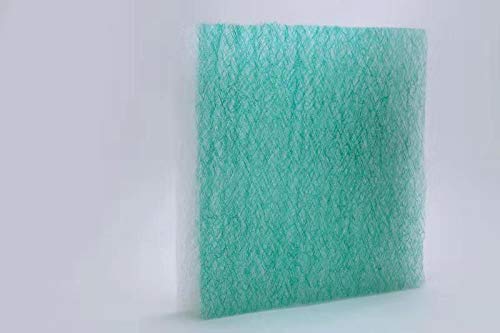 Paint Booth Exhaust Filter Pad, 24"x 24"x 2.5"(50 Pack), Spray Booth Filter, Fiberglass Paint Arrestor for Air Filter System(15 Gram)