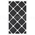 AIRX FILTERS WICKED CLEAN AIR. ODOR 14x24x1 MERV 7 Carbon Pleated Air Filter - Made in the USA - Box of 6