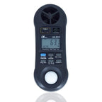 Air Velocity Meter with Temperature, Humidity & Lux Sensors (4 in 1 Anemometer) for Green Houses, AC & Ventilation Ductsby Model: LM-8010