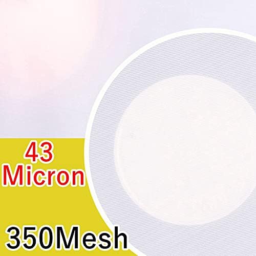 Fine Filter Mesh Nylon Fabric, Recycling Screens for Kitchen Filtration Food Wine 80-500 Mesh(350mesh 43micron,1x5 meter)