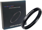 YAMAFOO 43mm to 37mm Step-Up Ring/Step Down Rings Filter Adapter for All Brands UV ND CPL Metal Ring Step-Up Rings Adapter Filter,Black (43-37)