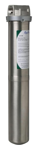 3M Aqua-Pure Stainless Steel Water Filter Housing SST2HB, Uses 2-High Standard Drop-in Water Filter Cartridges, Heavy Duty Construction, Built to Last