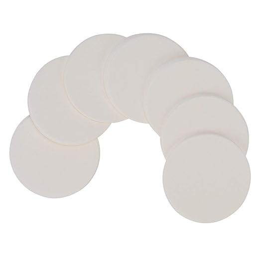 Labasics Qualitative Filter Paper Circles, 70 mm Diameter Cellulose Filter Paper with 15-20 Micron Particle Retention Medium Filtration Speed, Pack of 100