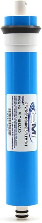 APPLIED MEMBRANES INC. 50 GPD Reverse Osmosis Membrane | RO Membrane Water Filter Replacement for Reverse Osmosis Water Filtration System | 1.8” x 12” Universal Compatibility | Made in USA
