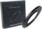 YAMAFOO 49mm to 82mm Step-Up Ring/Step Down Rings Filter Adapter for All Brands UV ND CPL Metal Ring Step-Up Rings Adapter Filter,Black (49-82)