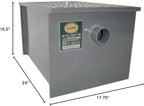 Commercial Carbon Steel Grease Trap Interceptor 30lb - PDI Approved - NSF