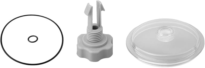 For SF80110-1 Pool For Leaf Trap Cover Lid with O-Ring and, Replacement Part for 12 Inch Sand Filter Pump, Swimming Pool Debris Cover and Filtration System Accessory for Above Ground Pools