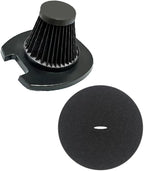 Washable Reusable Vacuum Filters for BLACK for DECKER RC EV1416 3-in-1 Lightweight Corded Upright, Polyester Plastic Foam Replacement Filter Set for Household Dust Reduction, 4 Pieces(4*Filter cotton)