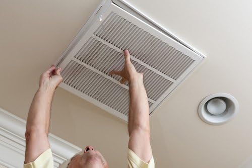 36" X 18 Steel Return Air Filter Grille for 1" Filter - Removable Face/Door - HVAC Duct Cover - Flat Stamped Face - White [Outer Dimensions: 38.5 X 19.75]