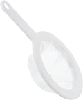 PATIKIL 9"x6" Food Filter Strainer, 80 Mesh Kitchen Mesh Filters Strainers Fine Mesh Sieve with Handle for Filter Juice Coffee Soy Milk, White