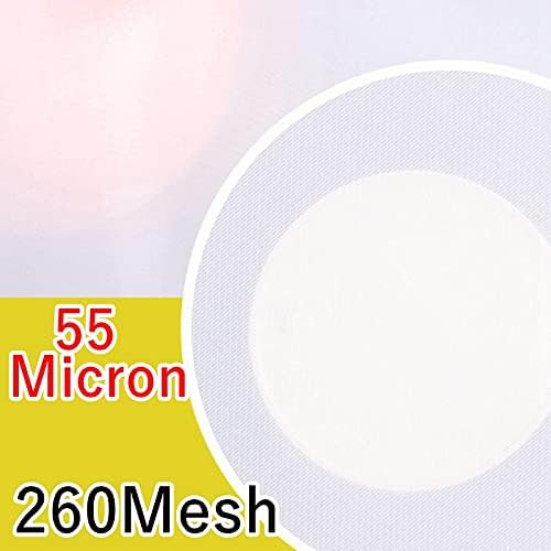 Fine Filter Mesh Nylon Fabric, Recycling Screens for Kitchen Filtration Food Wine 80-500 Mesh(50mesh 270micron,1x5 meter)
