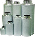 Funk Filters 4" x 8" Activated Carbon Scrubber Odor Control Filters + Prefilter