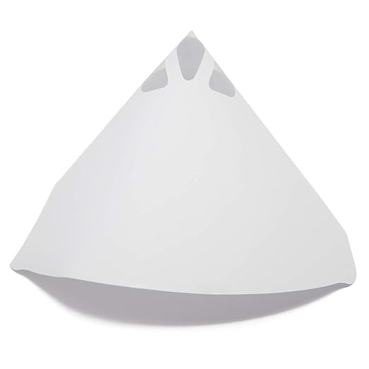100 PCs Paper Filter with Cone Silicone Resin Funnel(Large), Paint Strainer or Resin Strainer kit Hole Size 0.150mm Resin Funnel Disposable for Anycubic Photon DLP SLA UV 3D Printer Resin