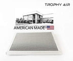Washable & Reusable Electrostatic HVAC AC/Furnace Air Filter, Lasts a Lifetime, 6 Stage Permanent Air Filter, Healthier Home or Office, Made in The USA - Increases Airflow (12x12x1)