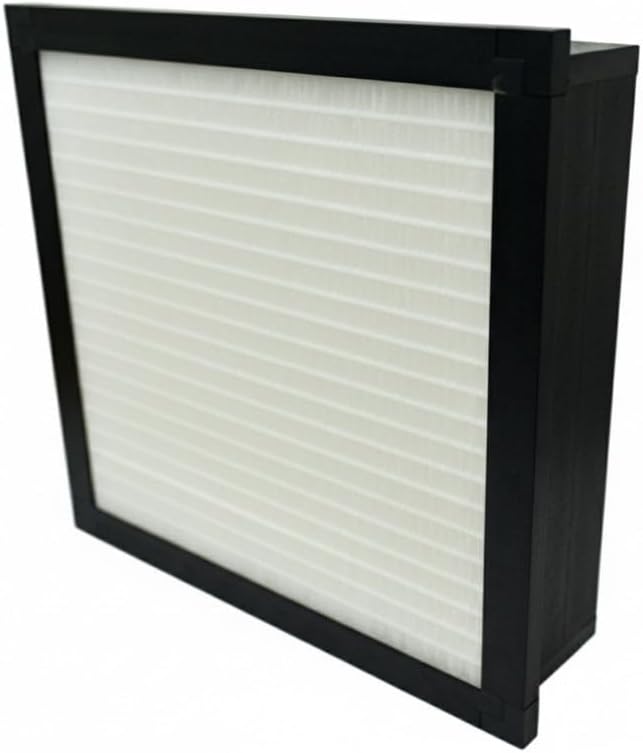 24x24x4 Mini-Pleat Synthetic Panel Air Filter – 4” – Box Plastic Frame – MERV 14 ASHRAE 52.2 – High-Efficiency HVAC Filter for Commercial & Industrial Use – (Pack of 3)