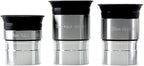 Multi-Coated Telescope Eyepiece Set - 1.25 inch - Upgraded with Soft Eyecup [4mm, 10mm, 20mm]