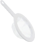 PATIKIL 9"x6" Food Filter Strainer, 200 Mesh, White, Polypropylene, Nylon, 235 x 145 mm / 9.3 x 5.7 inch (L*W), 145 x 110 mm / 5.7 x 4.3 inch (OD*ID), 1 x Mesh Filter