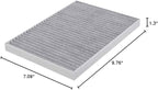 BOSCH C3947WS Activated Charcoal Workshop Cabin Air Filter - Compatible with Select Buick Enclave; Chevrolet Traverse; GMC Acadia, Acadia Limited; Saturn Outlook
